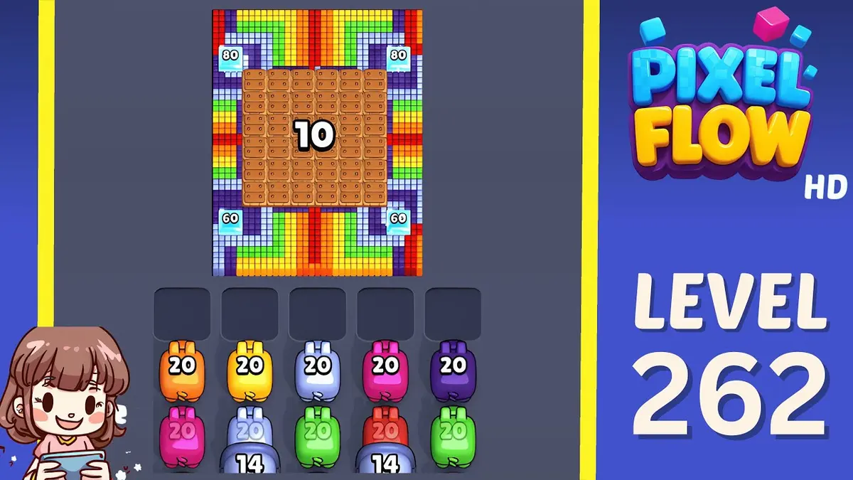 Pixel Flow Level 262 board preview
