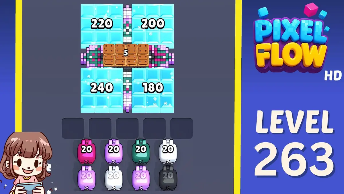 Pixel Flow Level 263 board preview