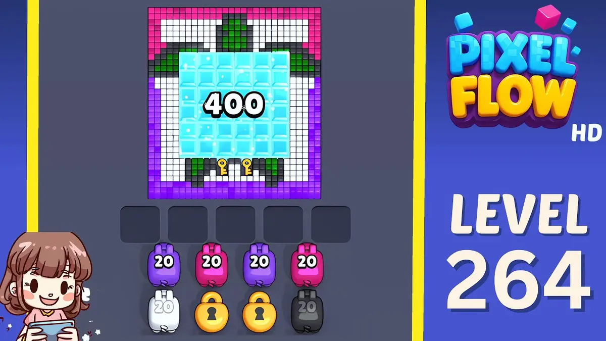 Pixel Flow Level 264 board preview
