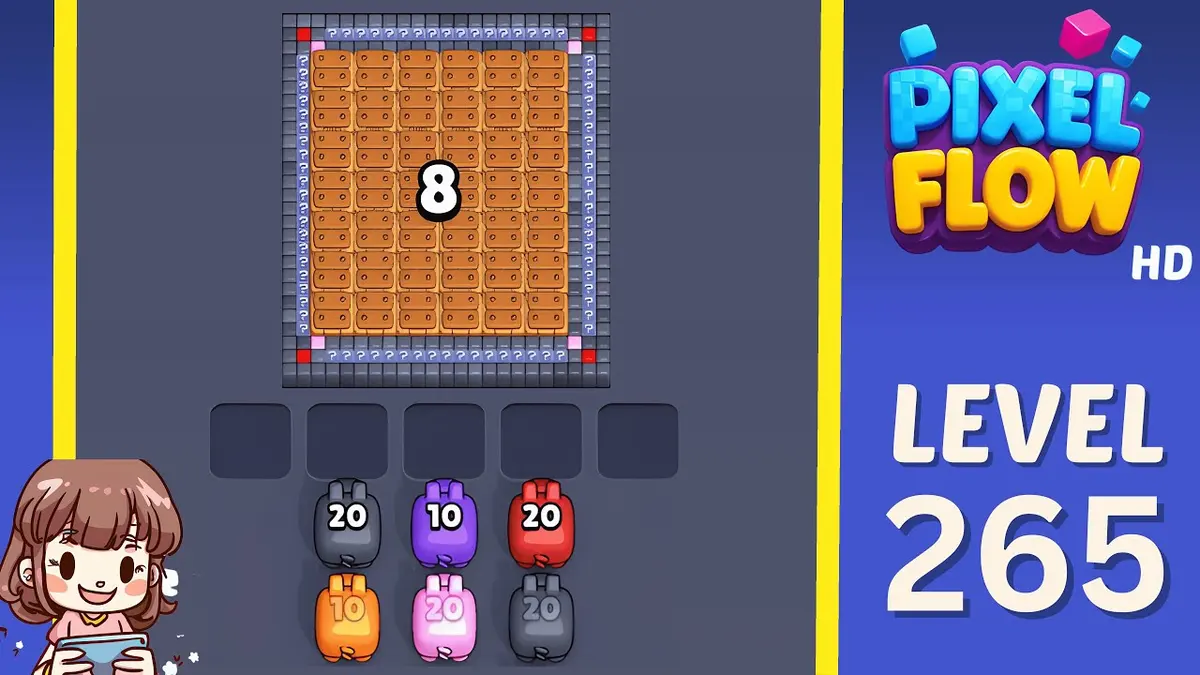 Pixel Flow Level 265 board preview