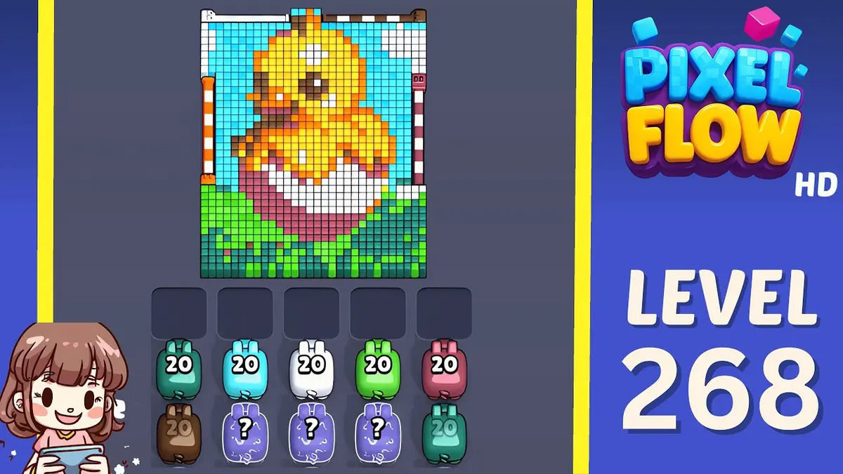 Pixel Flow Level 268 board preview