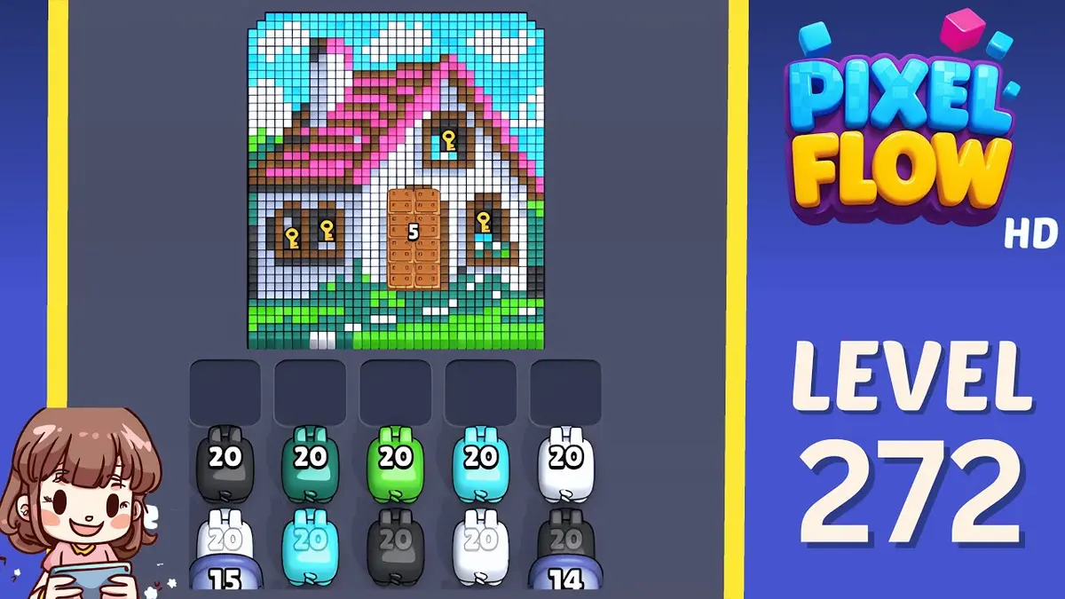 Pixel Flow Level 272 board preview