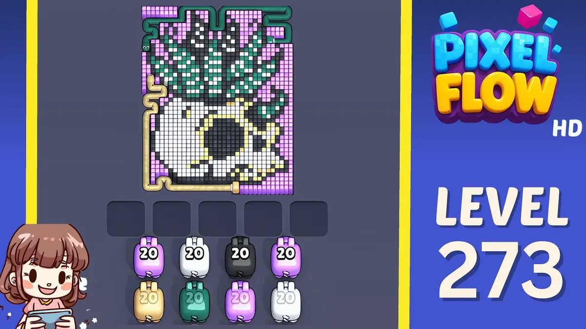 Pixel Flow Level 273 board preview