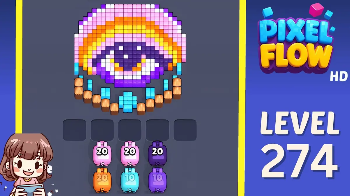 Pixel Flow Level 274 board preview
