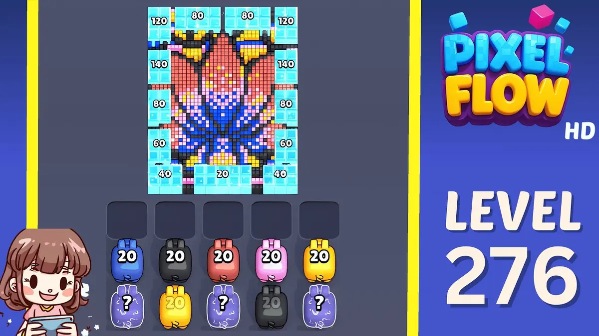 Pixel Flow Level 276 board preview