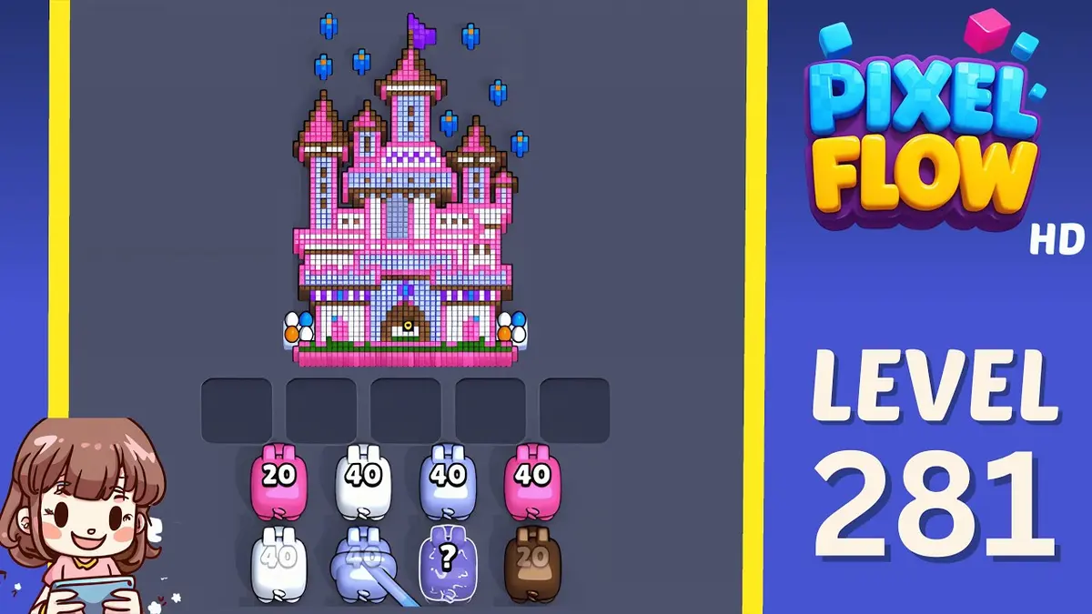 Pixel Flow Level 281 board preview