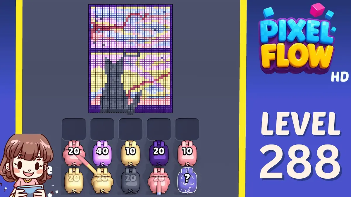 Pixel Flow Level 288 board preview