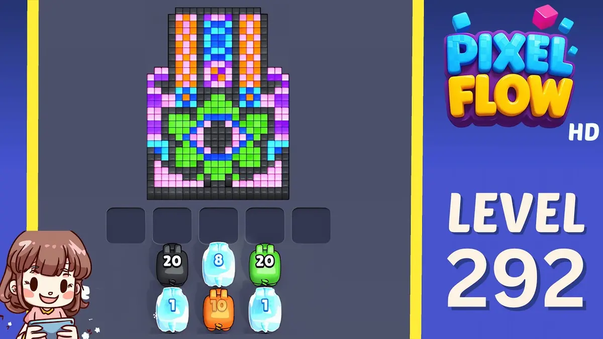 Pixel Flow Level 292 board preview