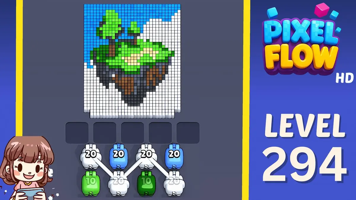 Pixel Flow Level 294 board preview