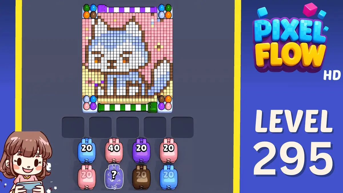 Pixel Flow Level 295 board preview