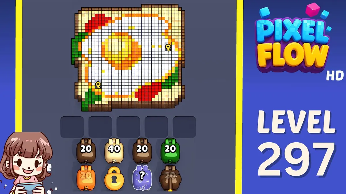 Pixel Flow Level 297 board preview