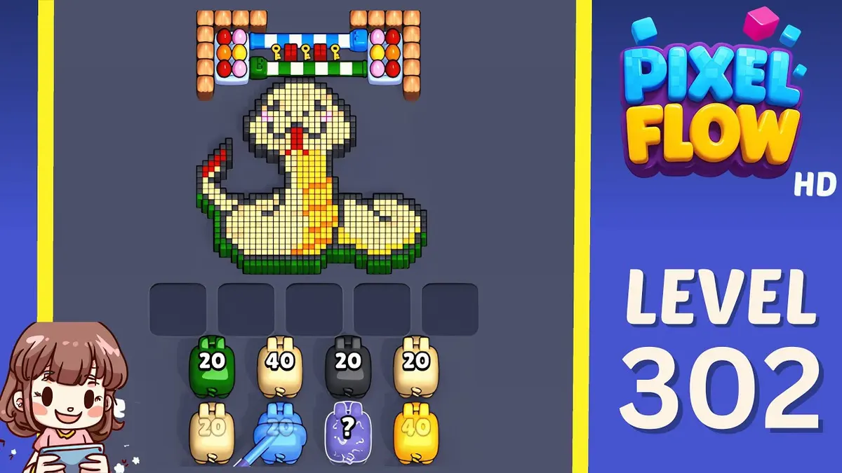Pixel Flow Level 302 board preview