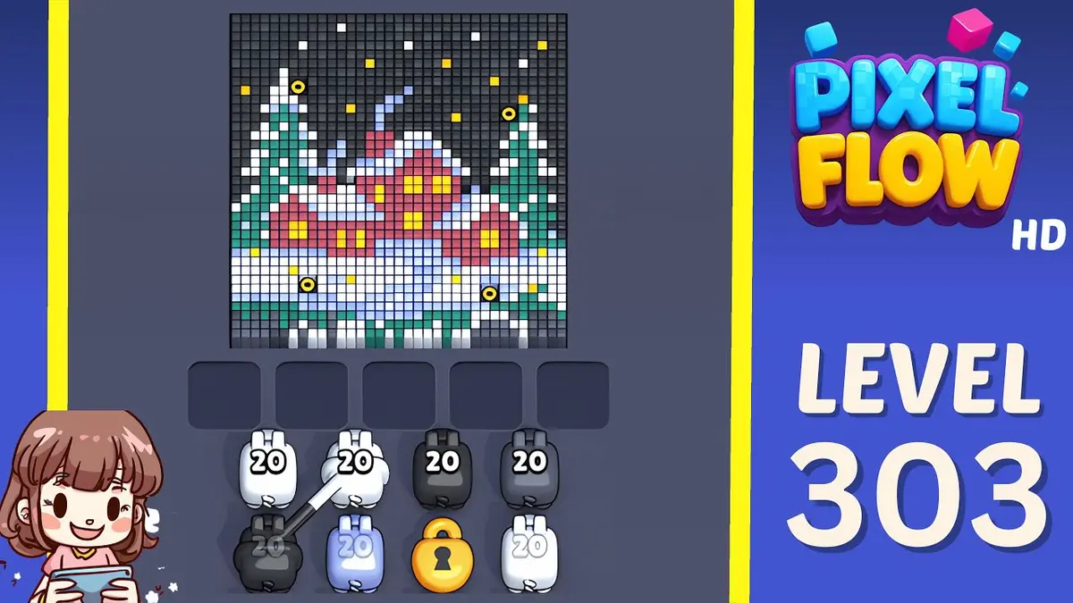 Pixel Flow Level 303 board preview