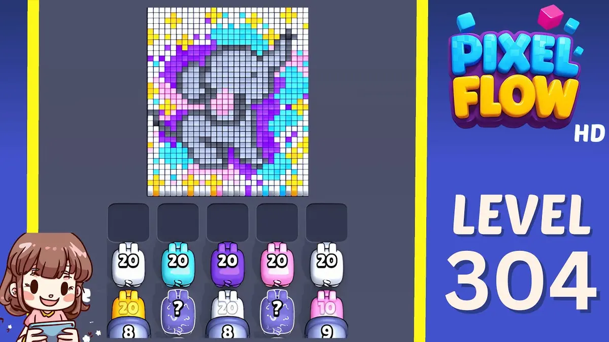Pixel Flow Level 304 board preview