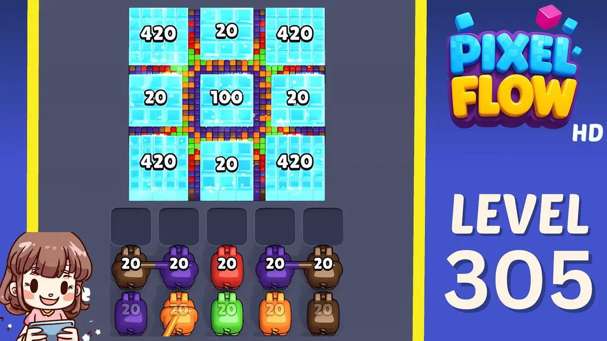 Pixel Flow Level 305 board preview