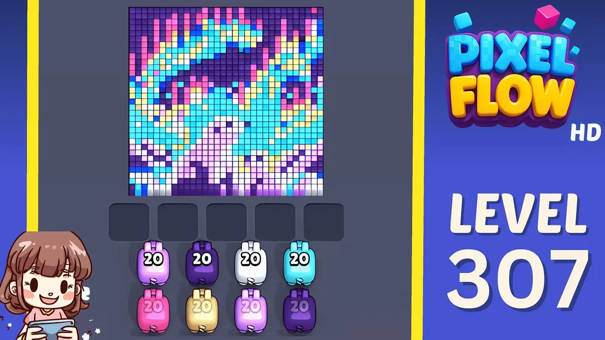 Pixel Flow Level 307 board preview
