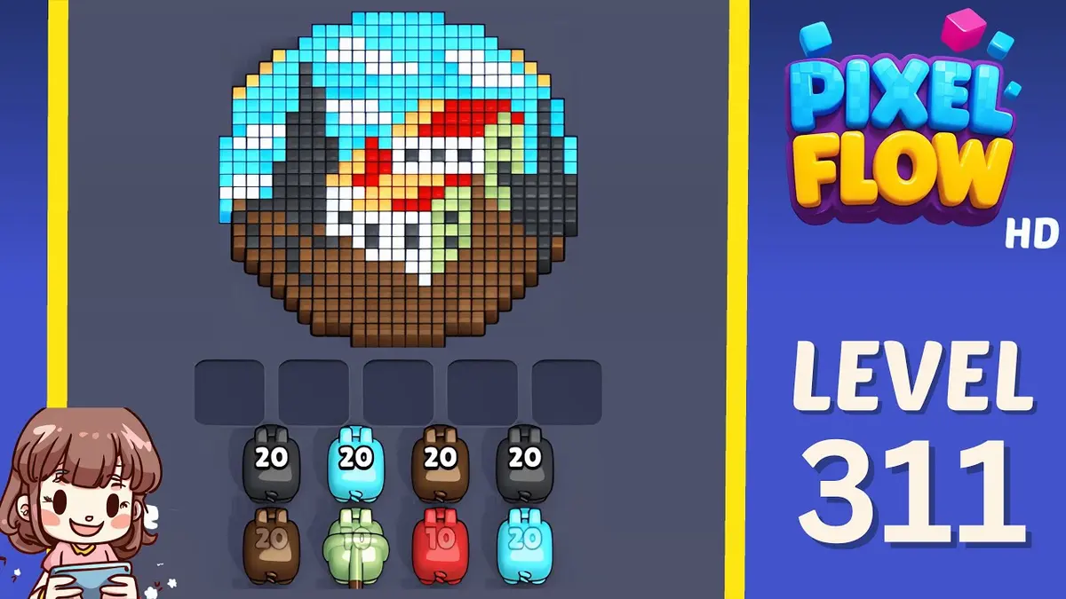 Pixel Flow Level 311 board preview