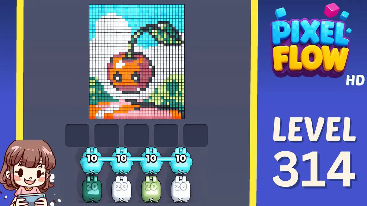 Pixel Flow Level 314 board preview