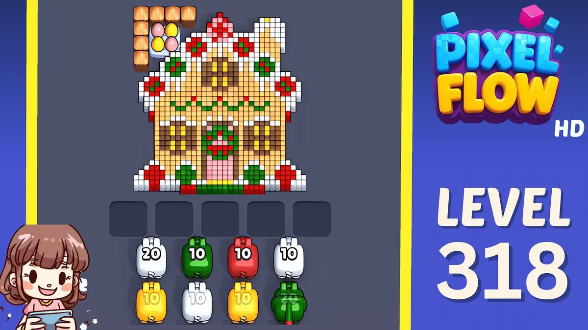 Pixel Flow Level 318 board preview