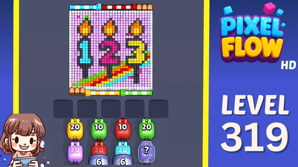 Pixel Flow Level 319 board preview