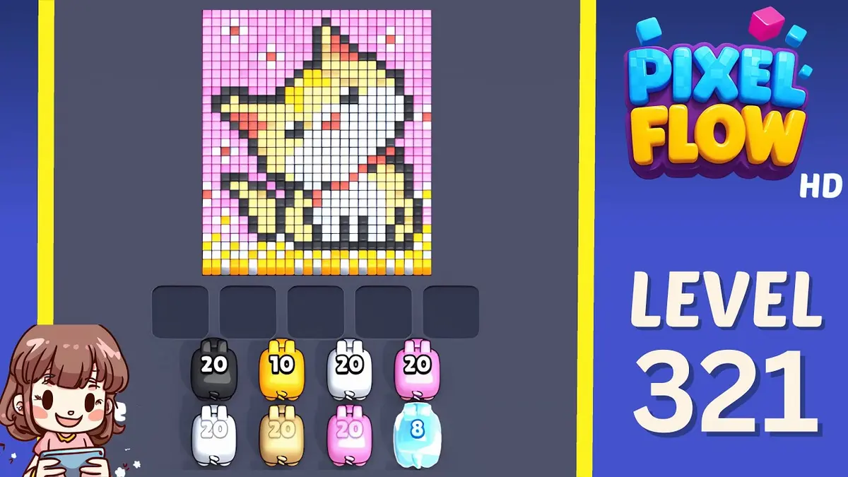 Pixel Flow Level 321 board preview