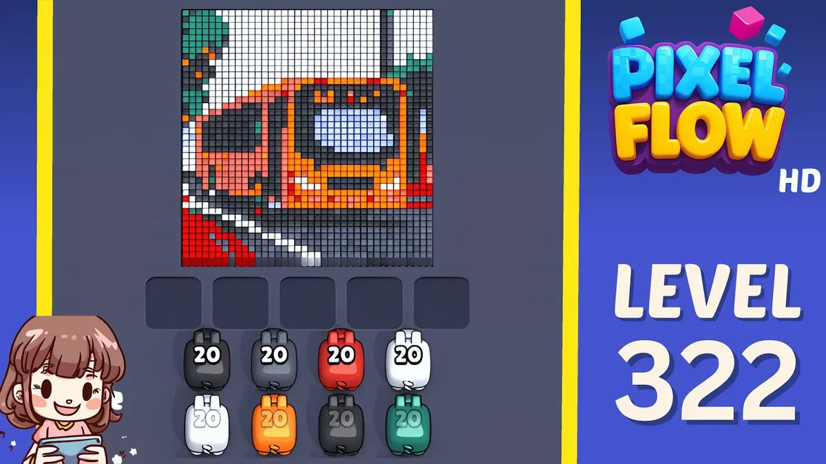 Pixel Flow Level 322 board preview