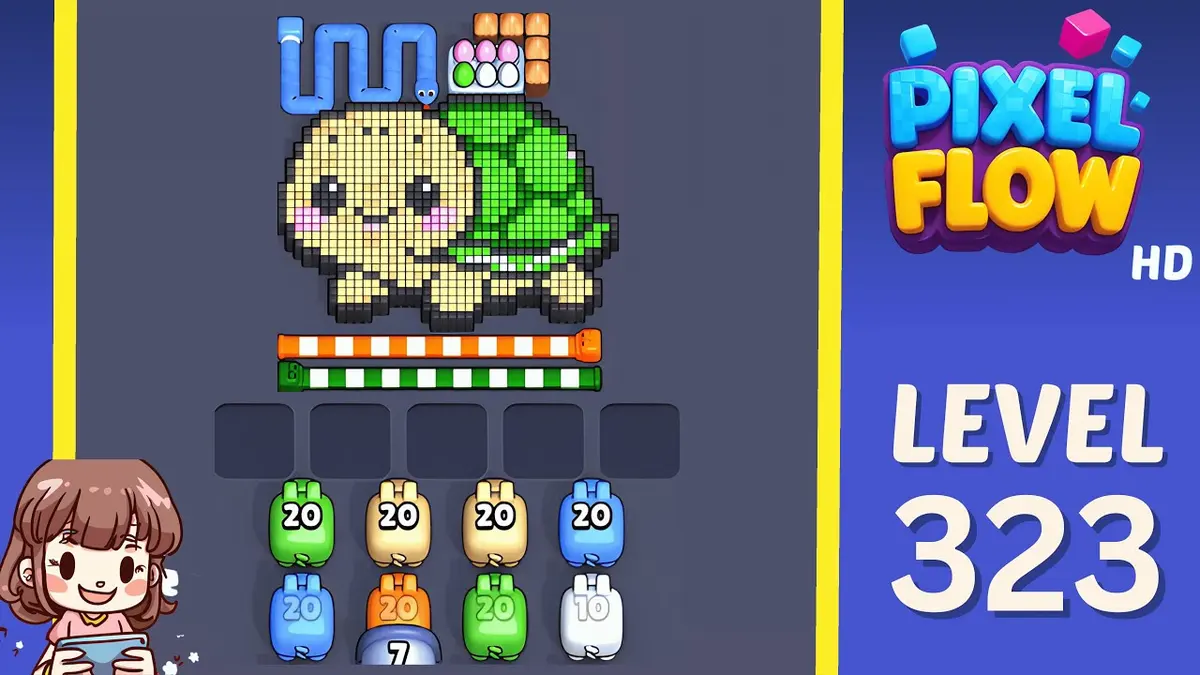 Pixel Flow Level 323 board preview