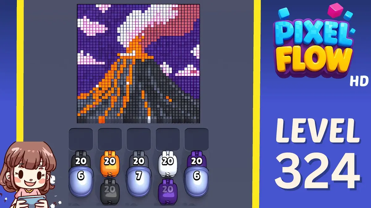 Pixel Flow Level 324 board preview