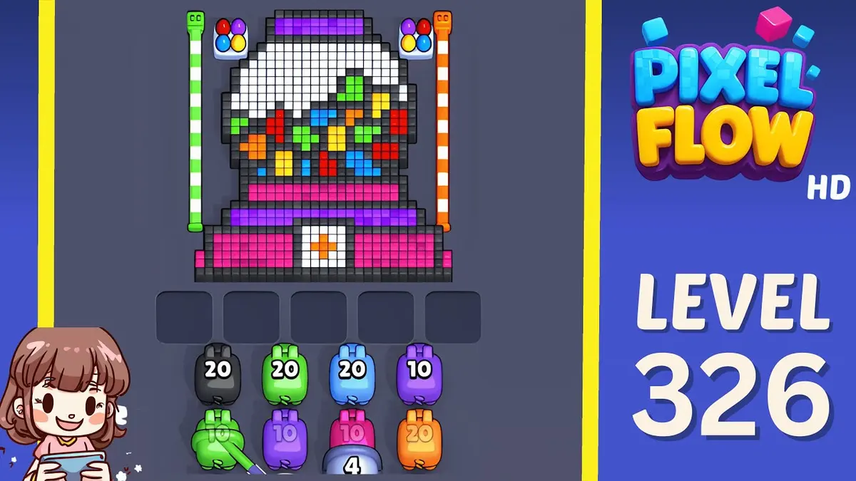 Pixel Flow Level 326 board preview