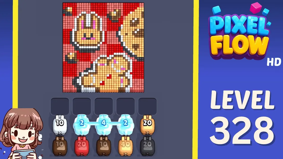 Pixel Flow Level 328 board preview