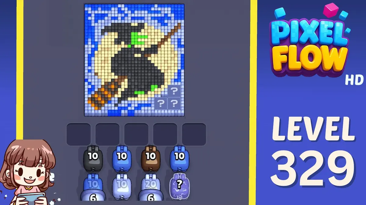 Pixel Flow Level 329 board preview