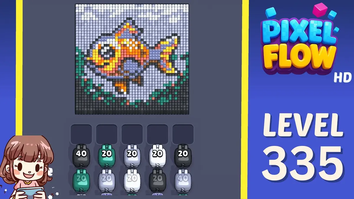 Pixel Flow Level 335 board preview