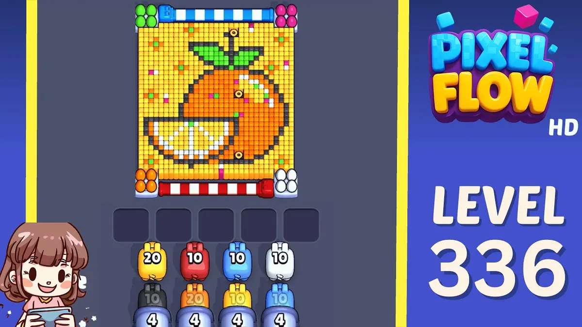 Pixel Flow Level 336 board preview
