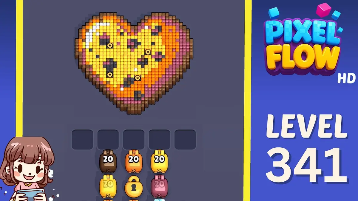 Pixel Flow Level 341 board preview