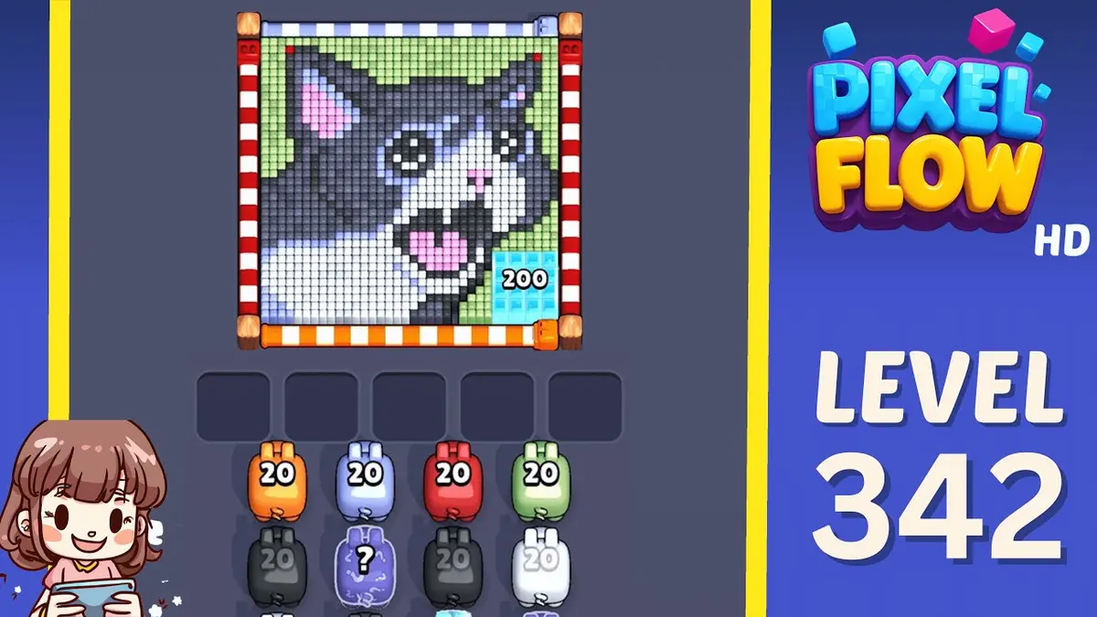 Pixel Flow Level 342 board preview