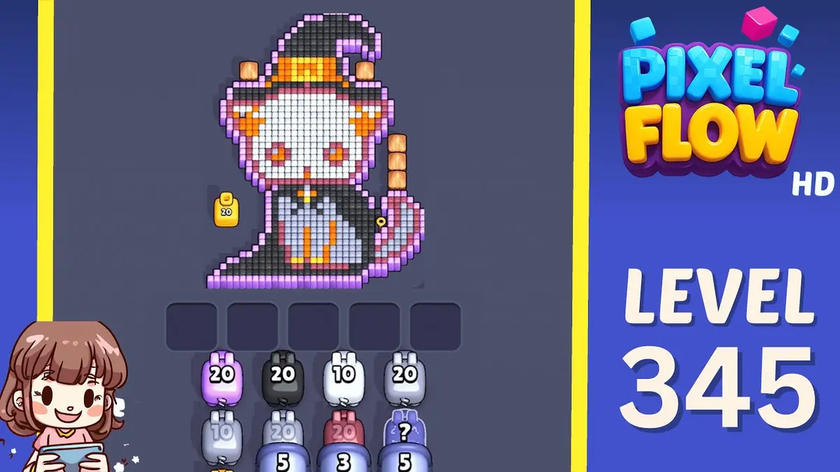 Pixel Flow Level 345 board preview