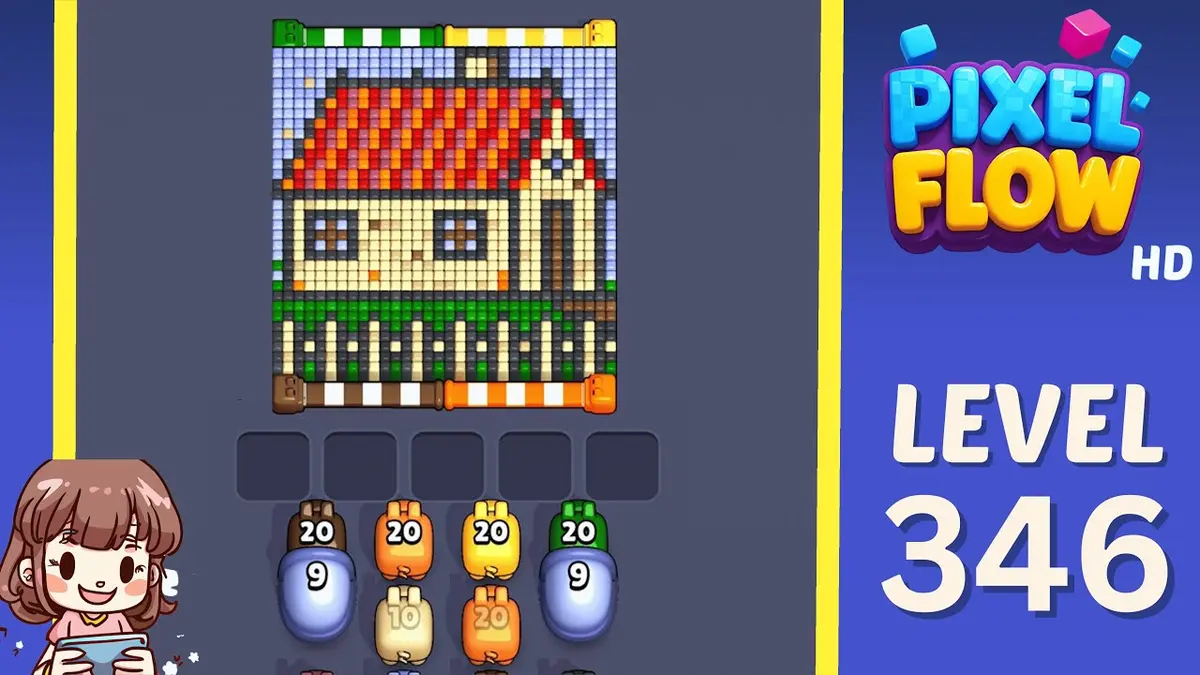 Pixel Flow Level 346 board preview
