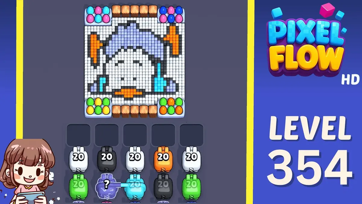 Pixel Flow Level 354 board preview