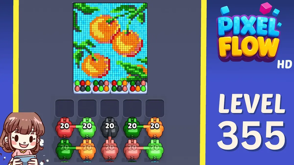 Pixel Flow Level 355 board preview