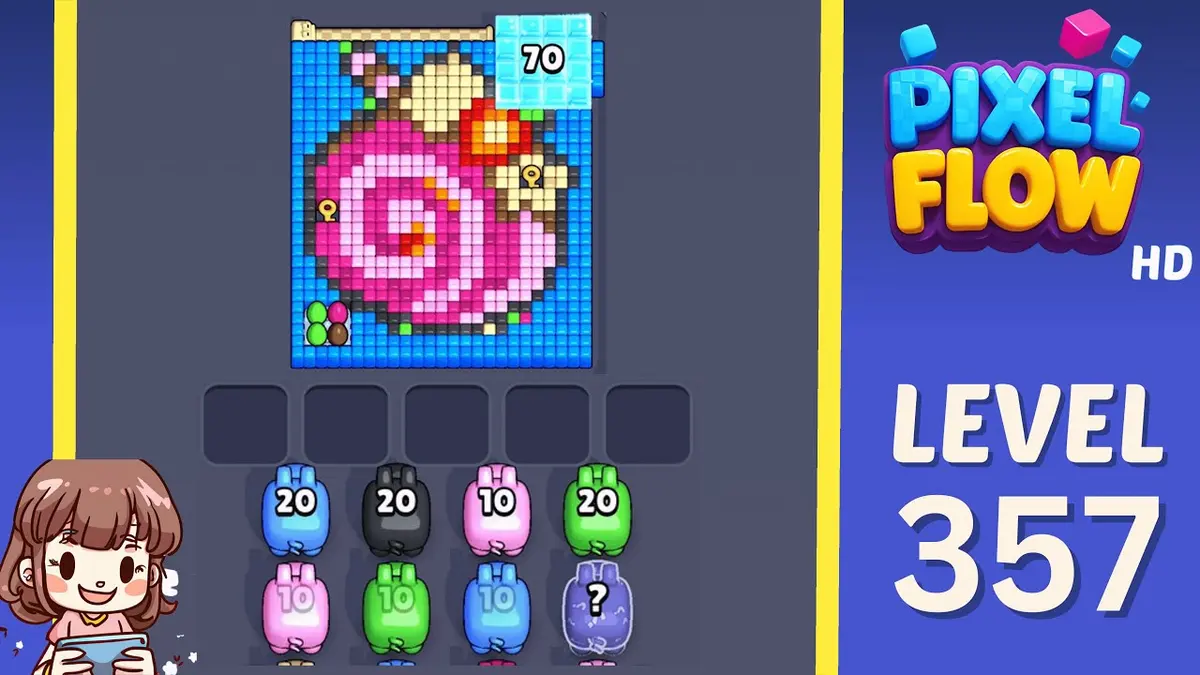 Pixel Flow Level 357 board preview