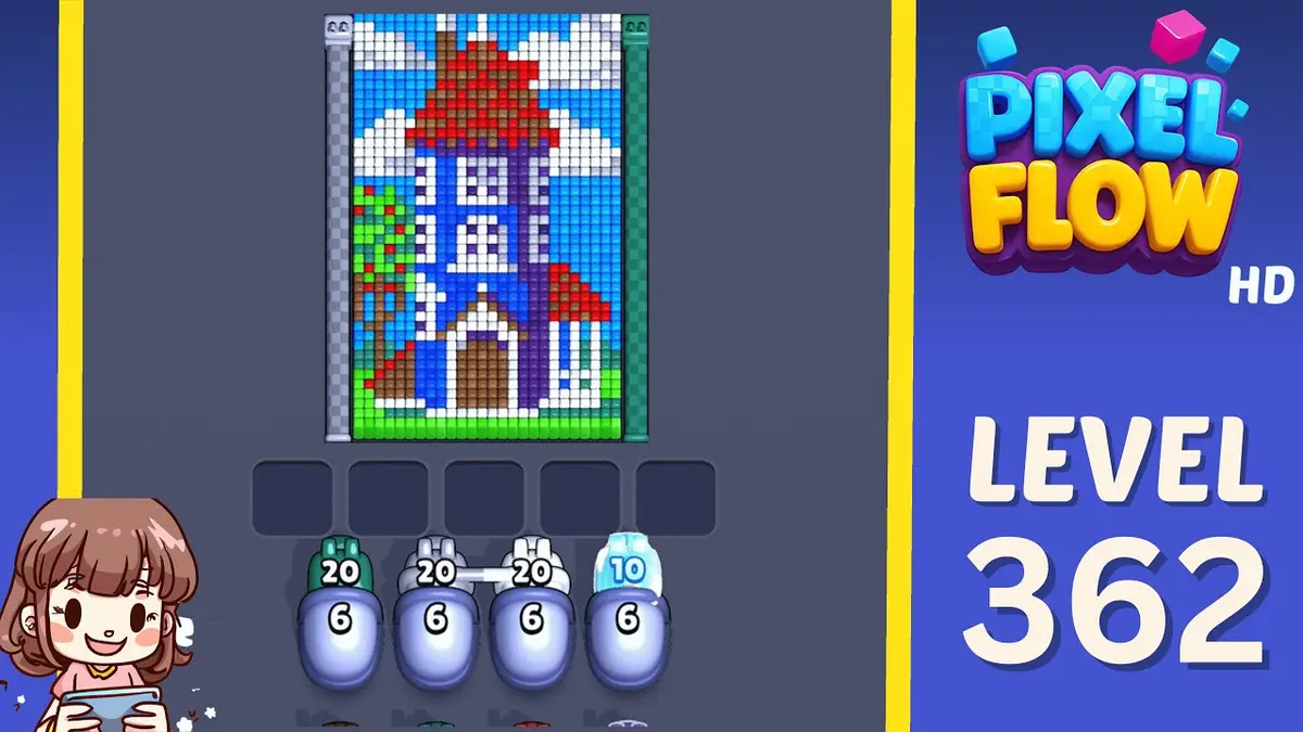 Pixel Flow Level 362 board preview
