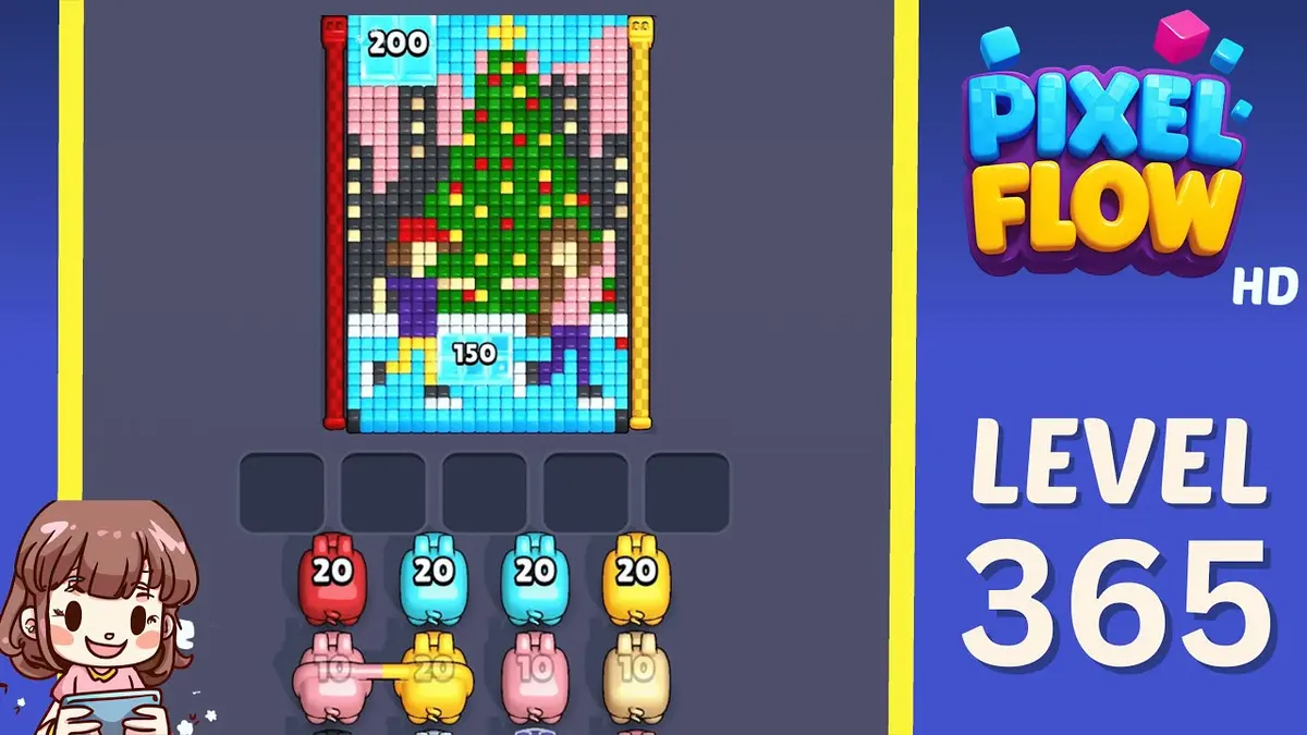 Pixel Flow Level 365 board preview