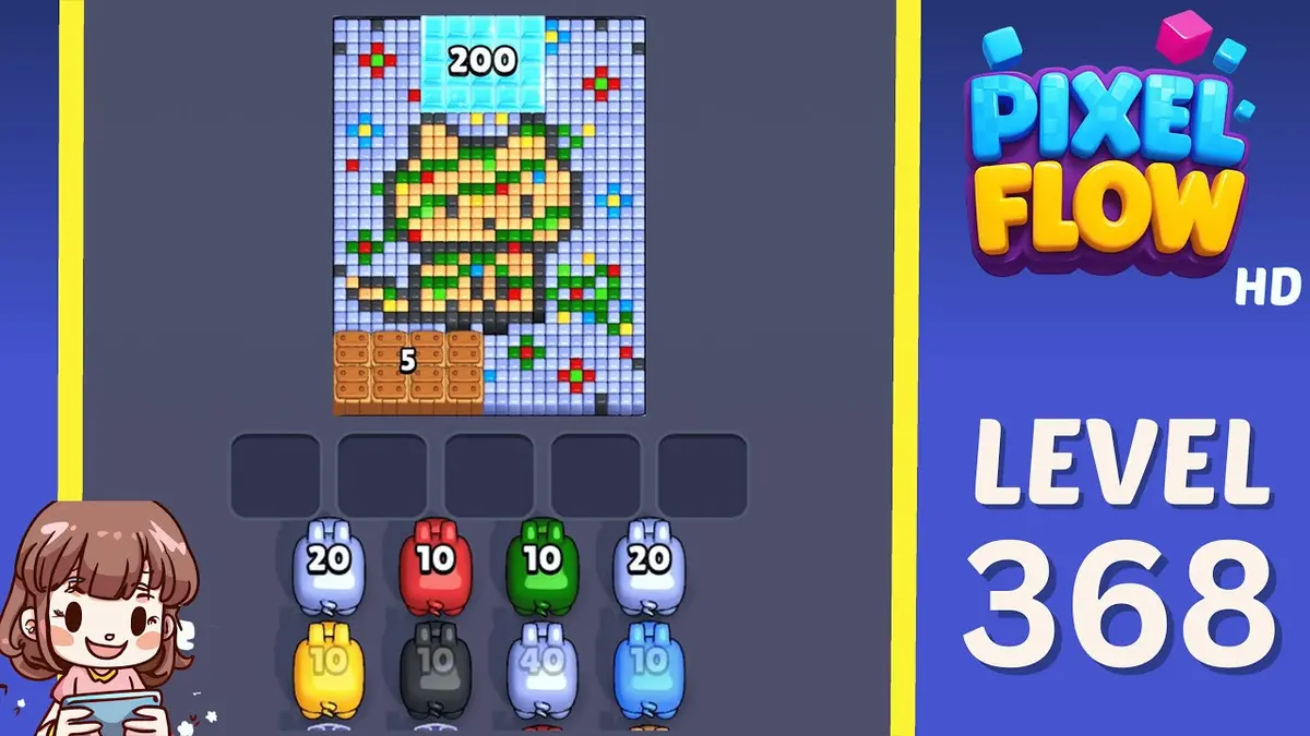 Pixel Flow Level 368 board preview