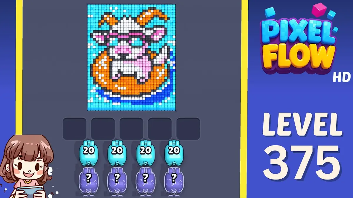Pixel Flow Level 375 board preview