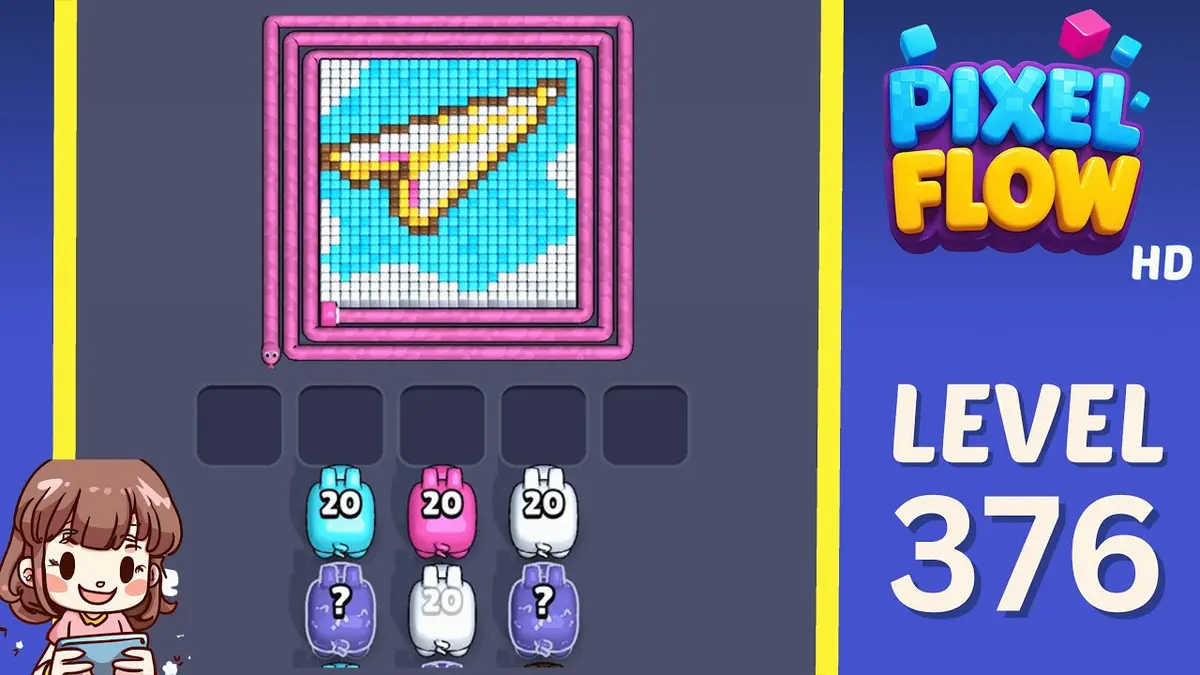 Pixel Flow Level 376 preview