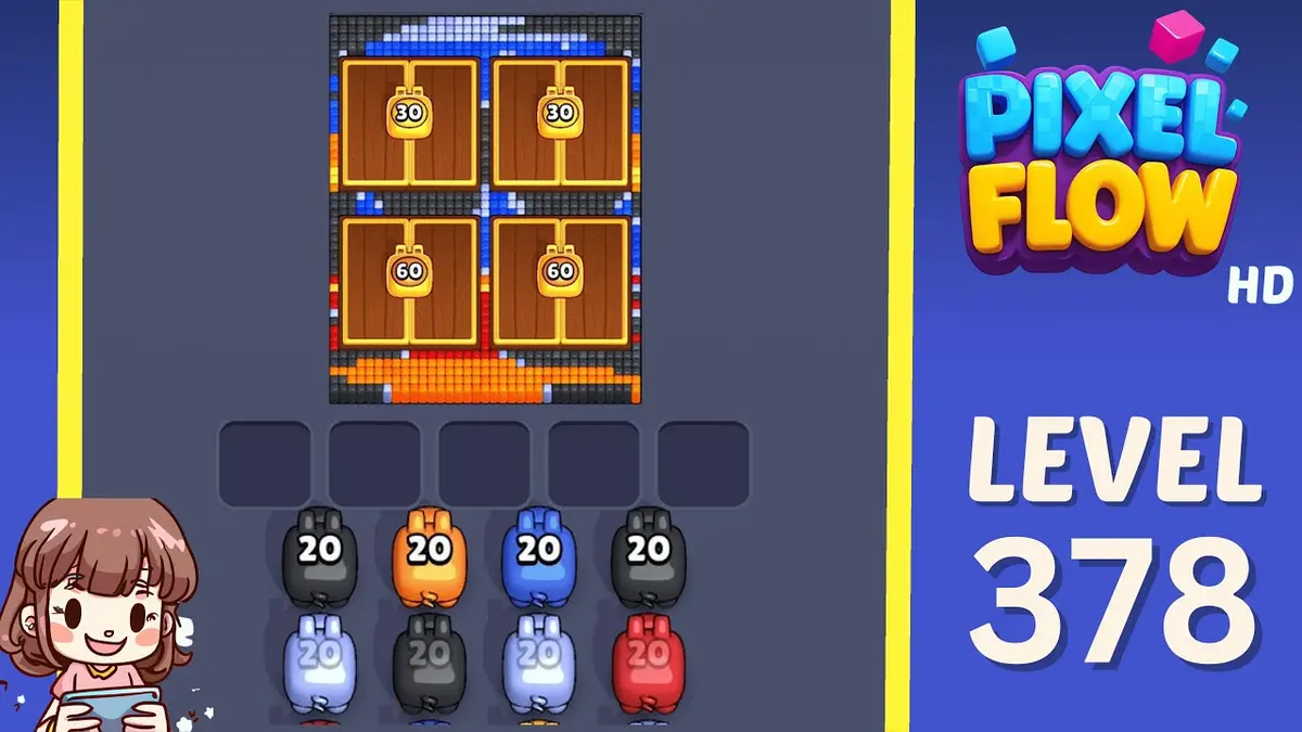 Pixel Flow Level 378 board preview
