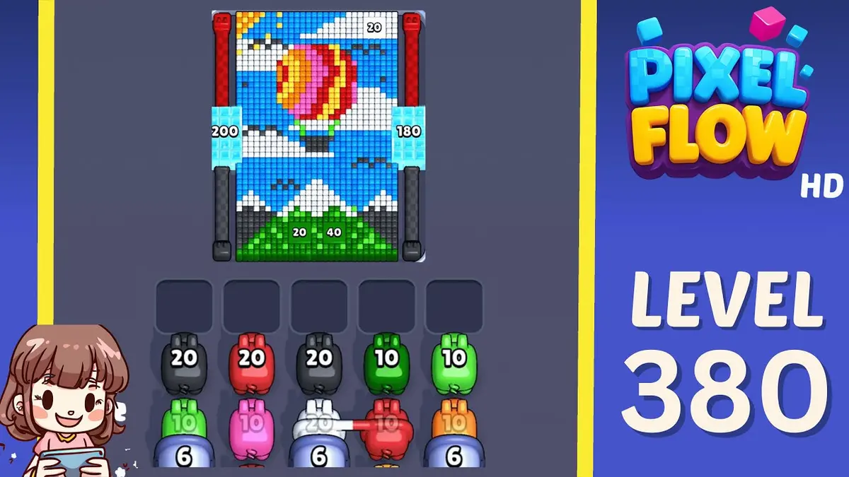 Pixel Flow Level 380 board preview