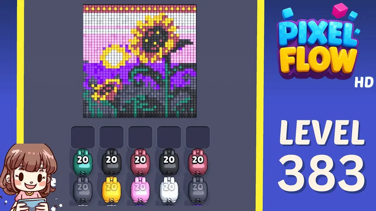 Pixel Flow Level 383 board preview