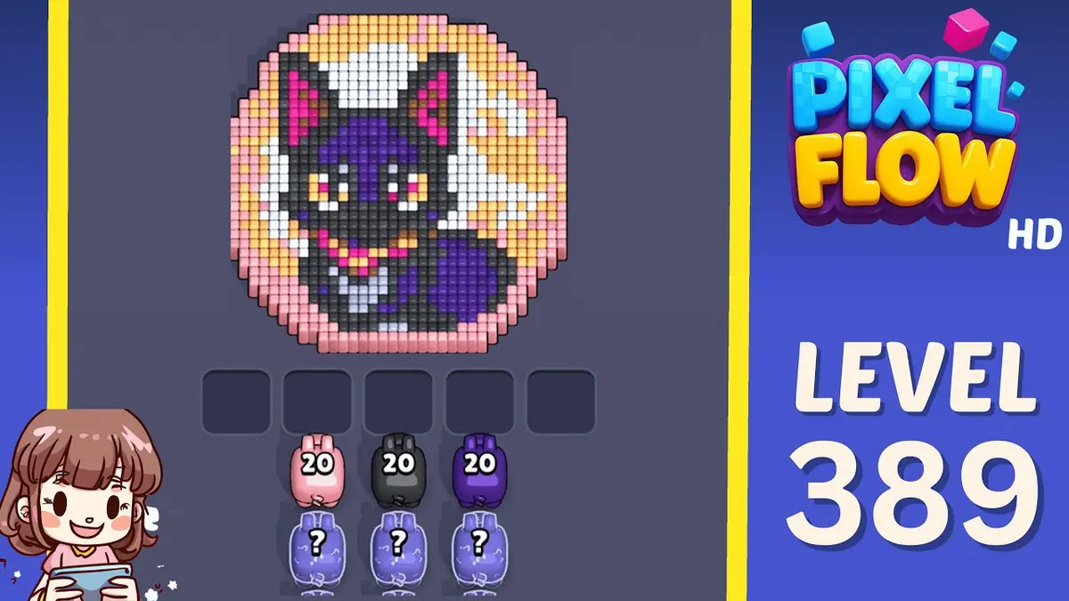 Pixel Flow Level 389 board preview