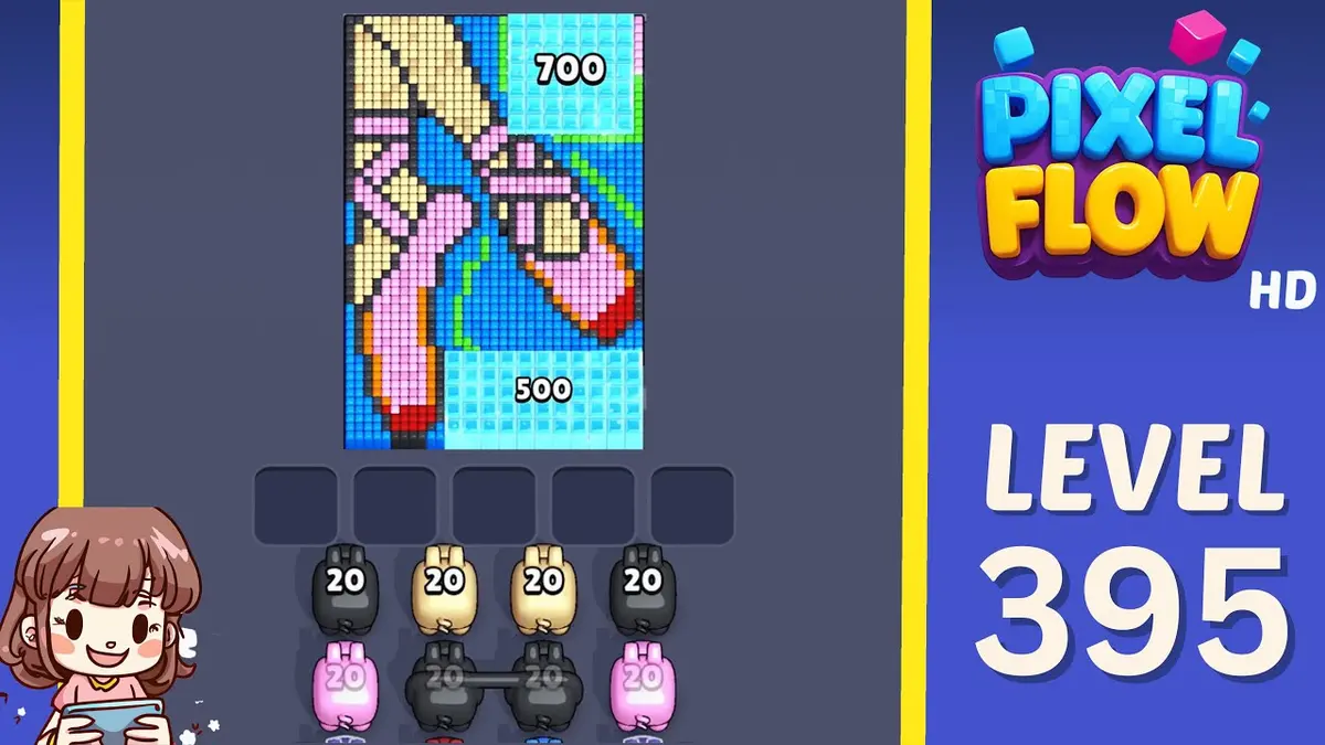Pixel Flow Level 395 board preview